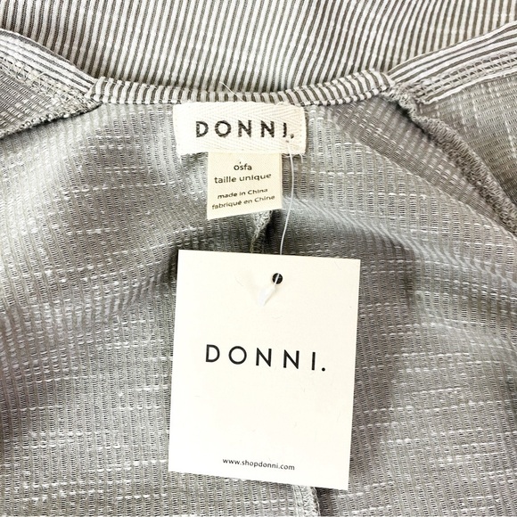 Donni Sandwash Ribbed Long Line Cardigan OS - Picture 10 of 12